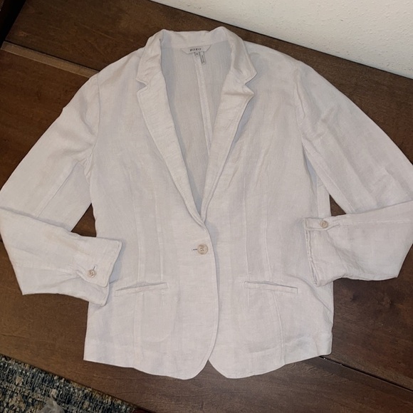 ZOZO Linen Blend Blazer Sz. MD - Picture 1 of 16